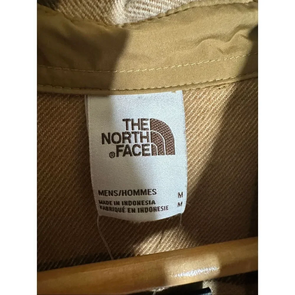 The North Face Beige and Tan Arroyo Flannel Button Down Top Size Medium